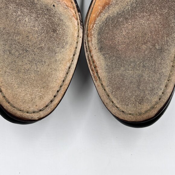 Allen Edmonds Maxfield Tassel Oxford Loafer Shoe Black Brown Size 11 D - Picture 10 of 11